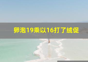 卵泡19乘以16打了绒促