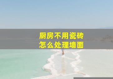 厨房不用瓷砖怎么处理墙面