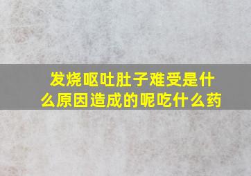 发烧呕吐肚子难受是什么原因造成的呢吃什么药