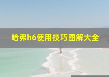 哈弗h6使用技巧图解大全