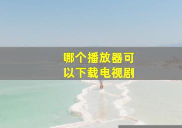 哪个播放器可以下载电视剧