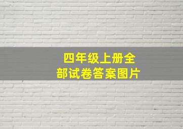 四年级上册全部试卷答案图片