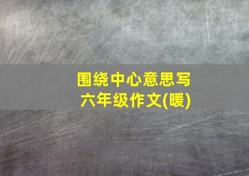 围绕中心意思写六年级作文(暖)