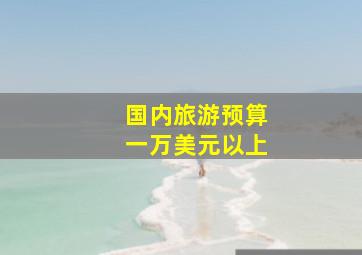 国内旅游预算一万美元以上