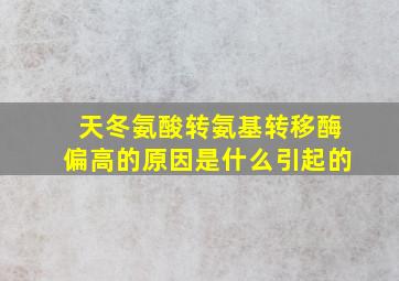 天冬氨酸转氨基转移酶偏高的原因是什么引起的