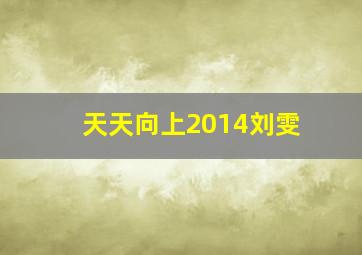 天天向上2014刘雯