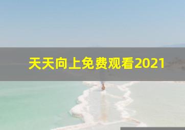 天天向上免费观看2021