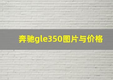 奔驰gle350图片与价格