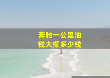 奔驰一公里油钱大概多少钱