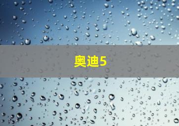 奥迪5