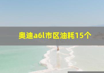 奥迪a6l市区油耗15个