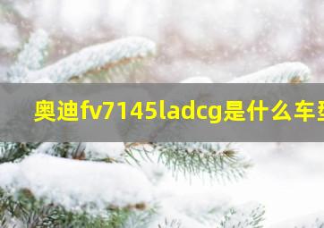 奥迪fv7145ladcg是什么车型