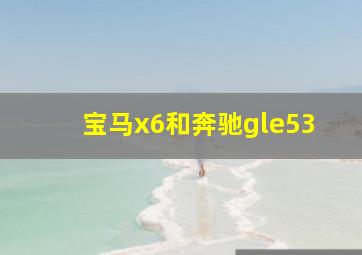 宝马x6和奔驰gle53