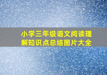 小学三年级语文阅读理解知识点总结图片大全