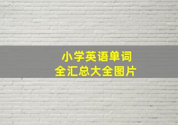 小学英语单词全汇总大全图片