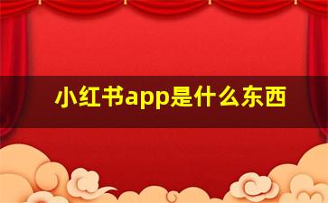 小红书app是什么东西