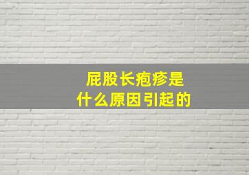 屁股长疱疹是什么原因引起的