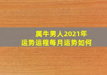 属牛男人2021年运势运程每月运势如何