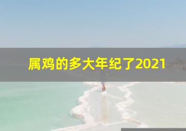 属鸡的多大年纪了2021