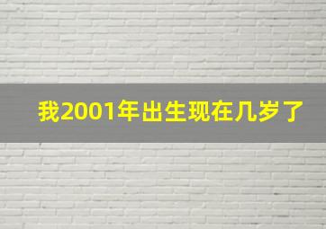 我2001年出生现在几岁了