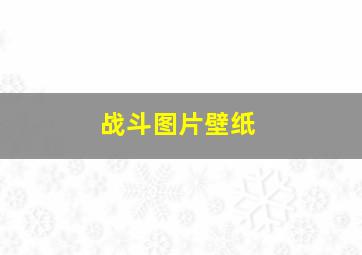 战斗图片壁纸