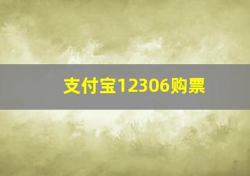 支付宝12306购票