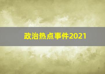 政治热点事件2021