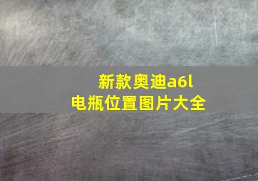 新款奥迪a6l电瓶位置图片大全