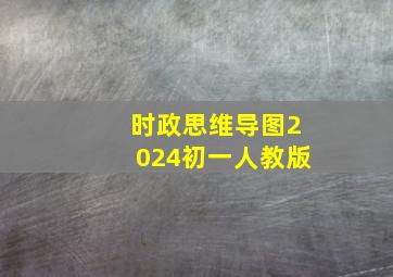 时政思维导图2024初一人教版