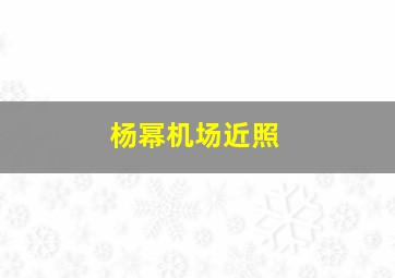 杨幂机场近照