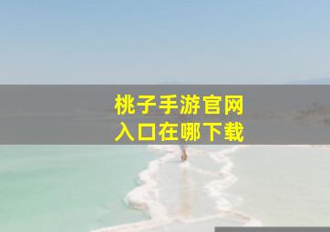 桃子手游官网入口在哪下载