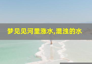 梦见见河里涨水,混浊的水