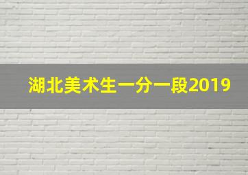 湖北美术生一分一段2019