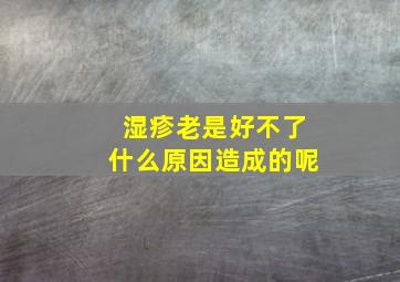 湿疹老是好不了什么原因造成的呢