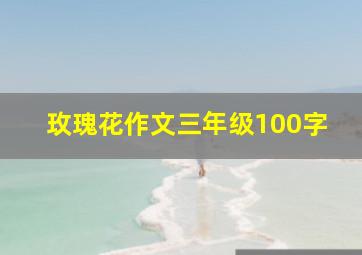 玫瑰花作文三年级100字