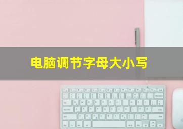 电脑调节字母大小写