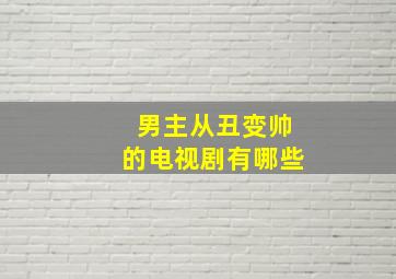 男主从丑变帅的电视剧有哪些