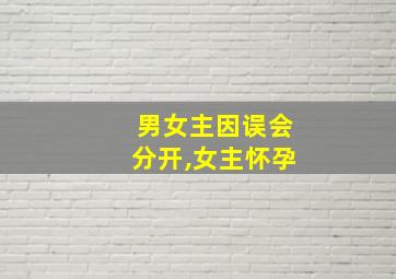 男女主因误会分开,女主怀孕