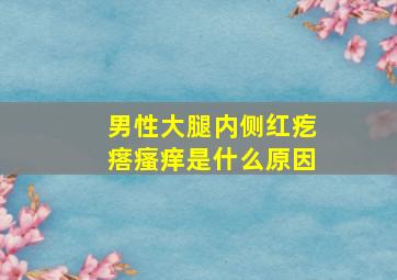 男性大腿内侧红疙瘩瘙痒是什么原因