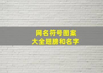 网名符号图案大全翅膀和名字