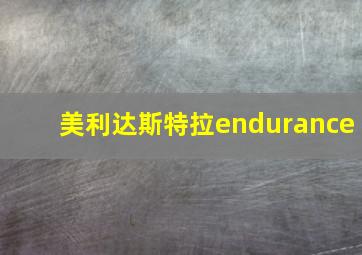 美利达斯特拉endurance