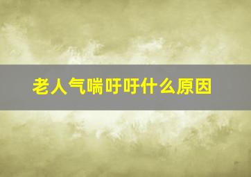 老人气喘吁吁什么原因