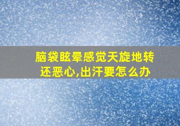 脑袋眩晕感觉天旋地转还恶心,出汗要怎么办