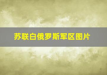 苏联白俄罗斯军区图片