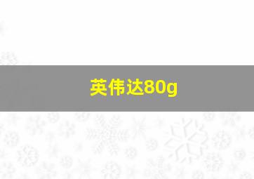 英伟达80g