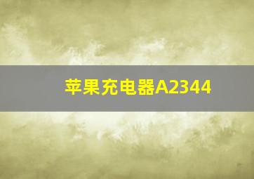 苹果充电器A2344