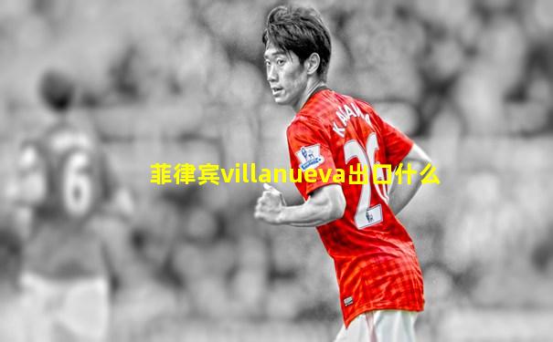 菲律宾villanueva出口什么