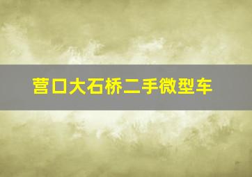 营口大石桥二手微型车