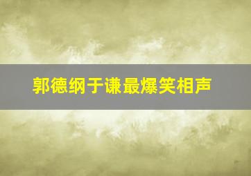 郭德纲于谦最爆笑相声