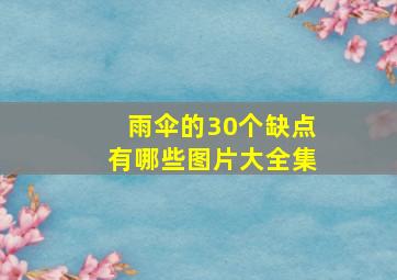 雨伞的30个缺点有哪些图片大全集